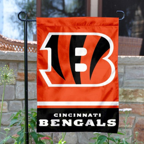 Cincinnati Bengals Double-Sided Garden Flag 001 (Pls Check Description For Details)